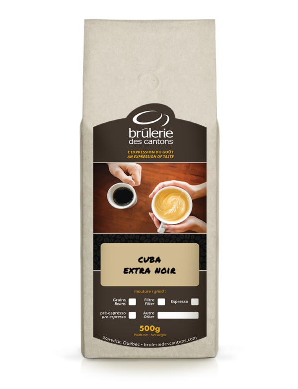 Café Cuba Extra Noir Brûlerie Des Cantons / café espresso ou café filtre